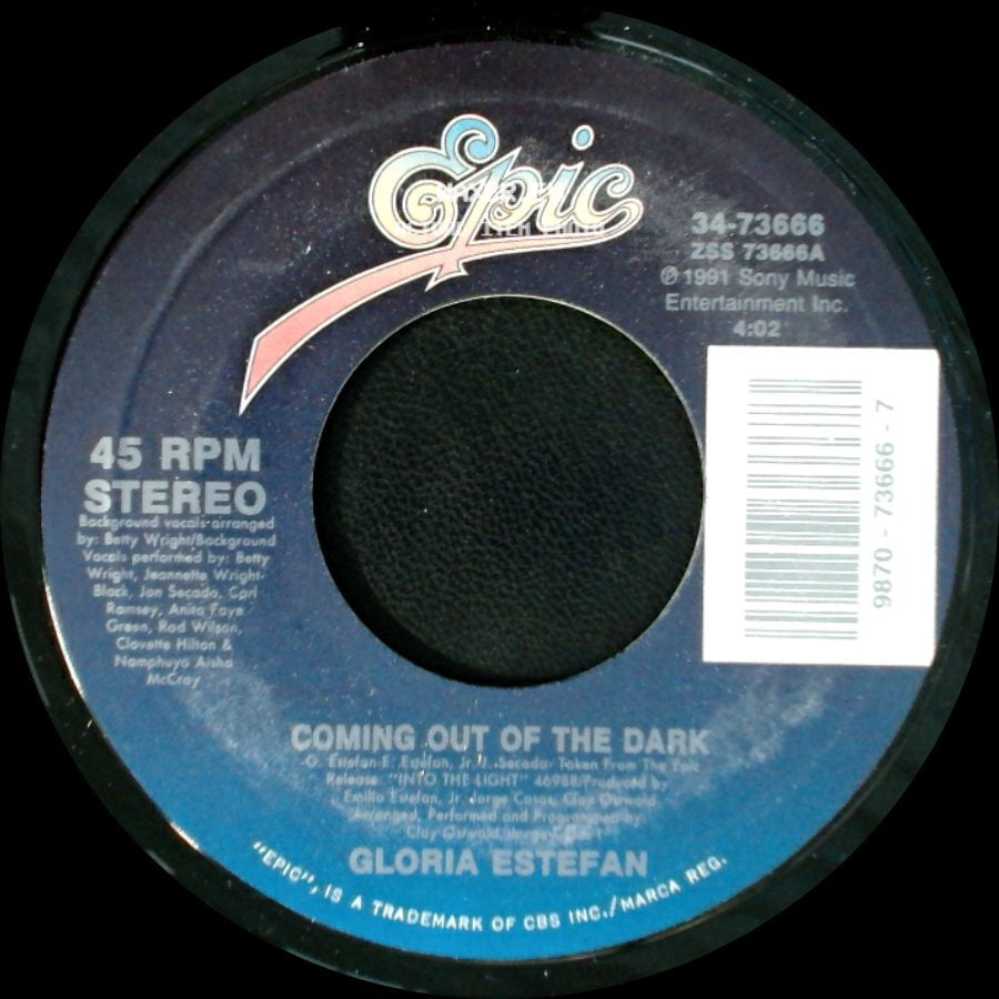 Gloria Estefan - Coming Out Of The Dark / Desde La Oscuridad (Coming Out Of The Dark - Spanish Version) side A