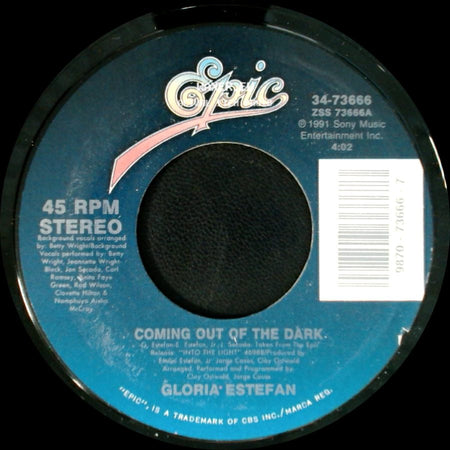 Gloria Estefan - Coming Out Of The Dark / Desde La Oscuridad (Coming Out Of The Dark-Spanish Version) side A