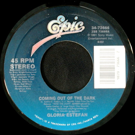 Gloria Estefan - Coming Out Of The Dark / Desde La Oscuridad (Coming Out Of The Dark - Spanish Version) side A