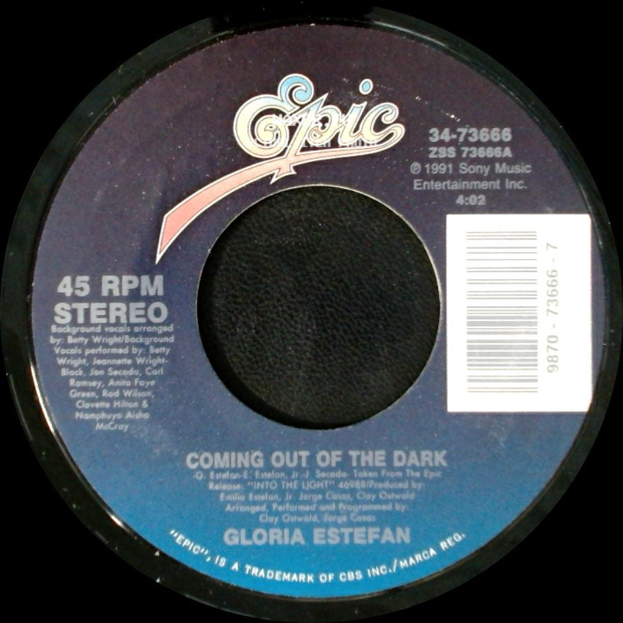 Gloria Estefan - Coming Out Of The Dark / Desde La Oscuridad (Coming Out Of The Dark - Spanish Version) side A