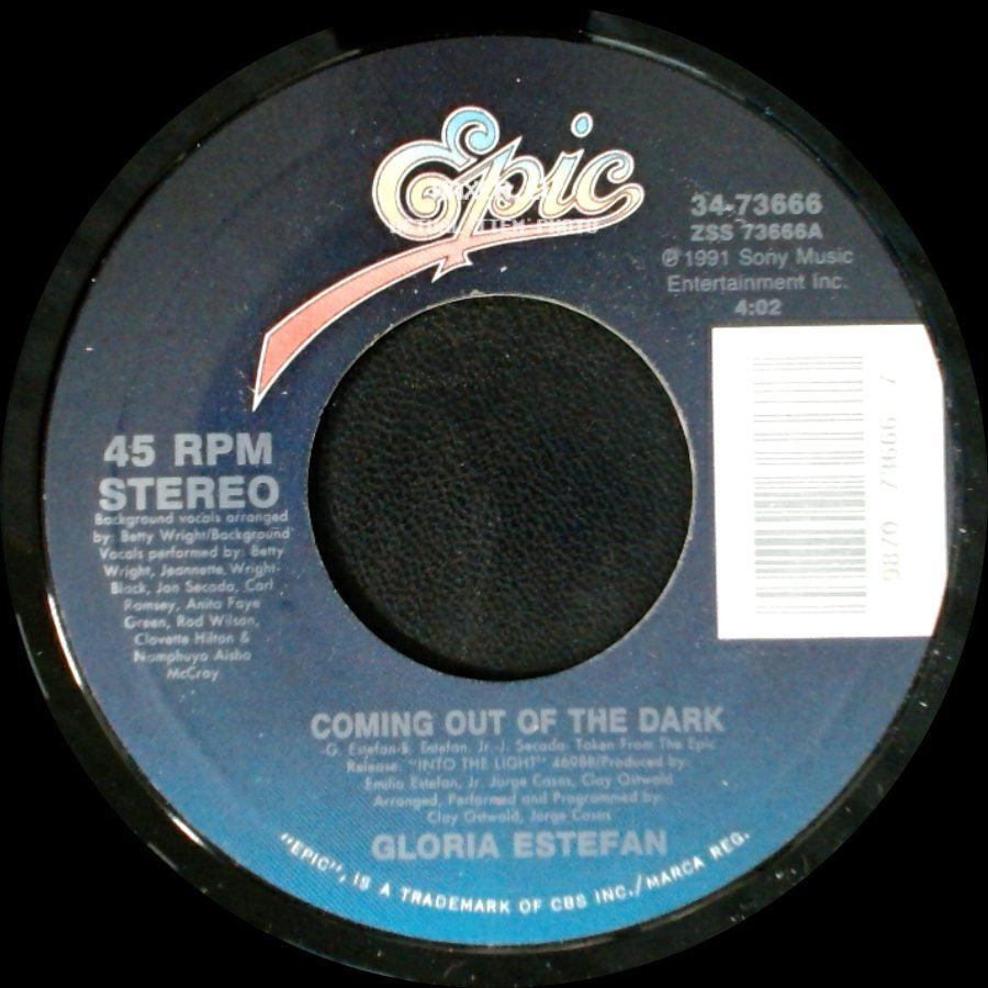 Gloria Estefan - Desde La Oscuridad (Coming Out Of The Dark - Spanish Version) / Coming Out Of The Dark side B