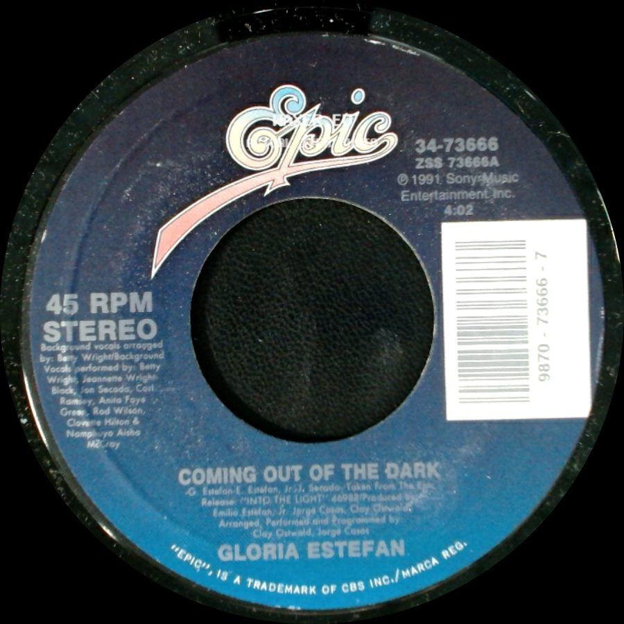Gloria Estefan - Coming Out Of The Dark / Desde La Oscuridad (Coming Out Of The Dark - Spanish Version) side A
