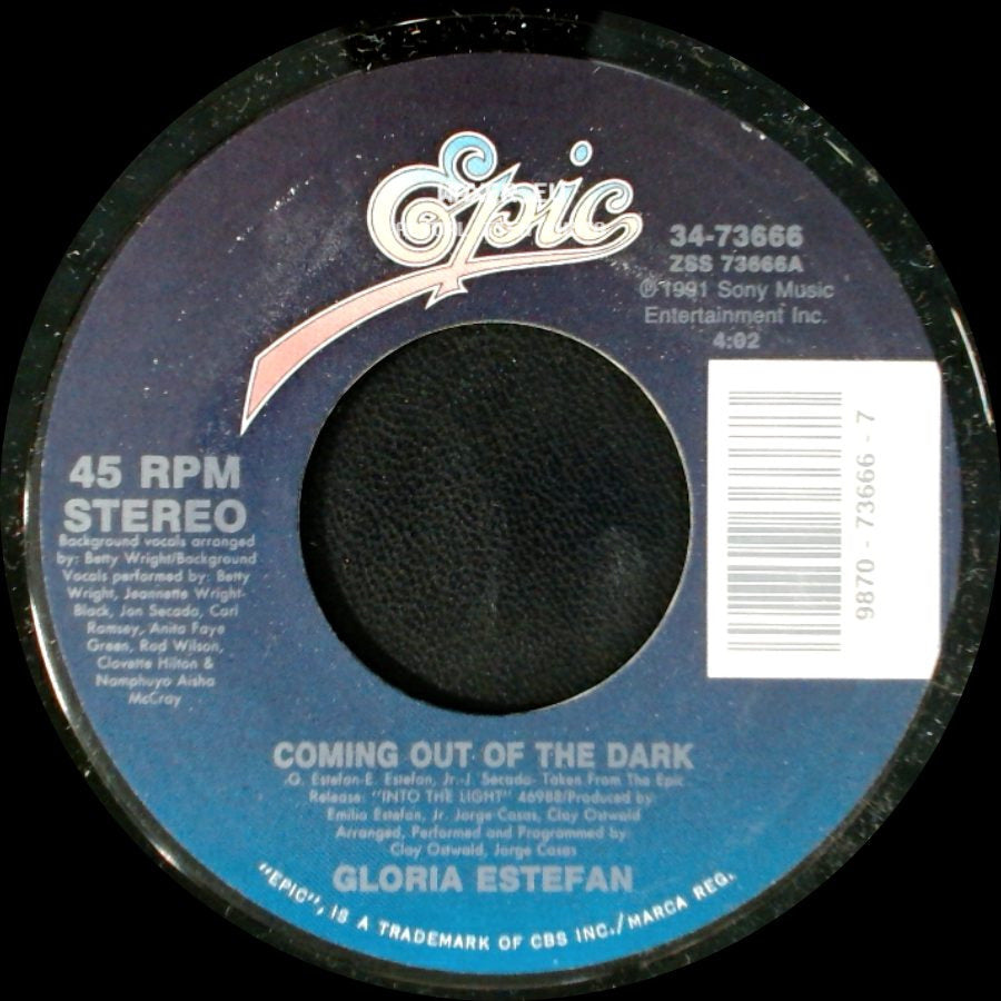 Gloria Estefan - Coming Out Of The Dark / Desde La Oscuridad (Coming Out Of The Dark - Spanish Version) side A