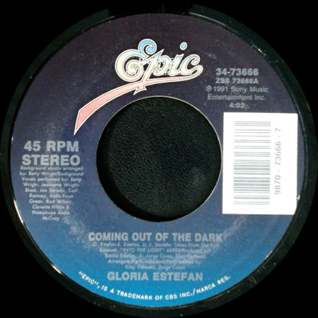 Gloria Estefan - Coming Out Of The Dark / Desde La Oscuridad (Coming Out Of The Dark - Spanish Version) side A