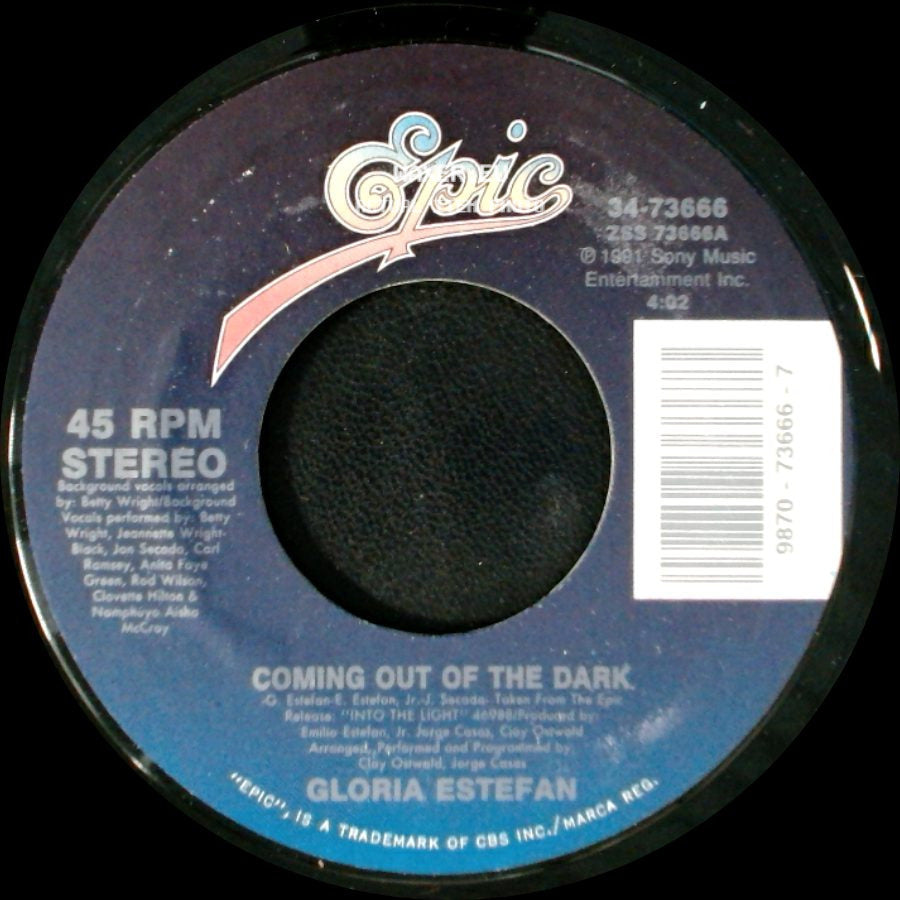 Gloria Estefan - Coming Out Of The Dark / Desde La Oscuridad (Coming Out Of The Dark - Spanish Version) side A
