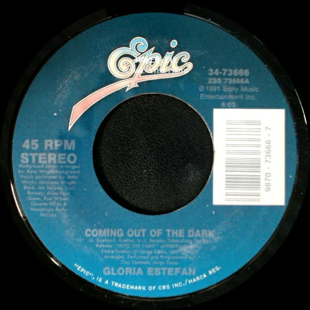 Gloria Estefan - Coming Out Of The Dark / Desde La Oscuridad (Coming Out Of The Dark - Spanish Version) side A