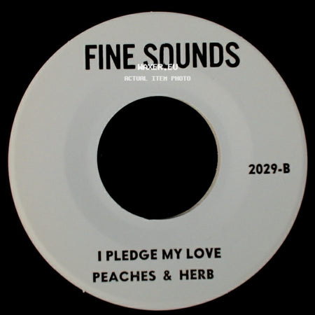 Peaches & Herb / The Crystals - I Pledge My Love / There's No Other Like My Baby side A