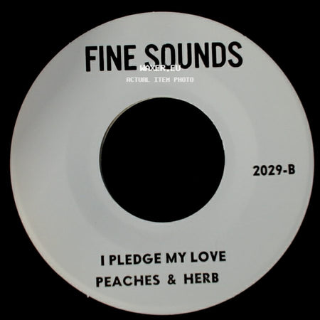 The Crystals / Peaches & Herb - There's No Other Like My Baby / I Pledge My Love side B