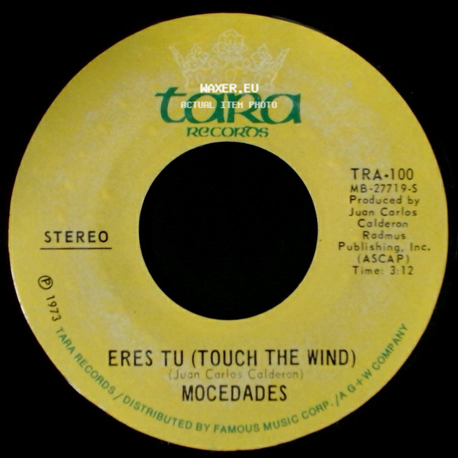 Mocedades - Touch The Wind (Eres Tu) / Eres Tu (Touch The Wind) side B