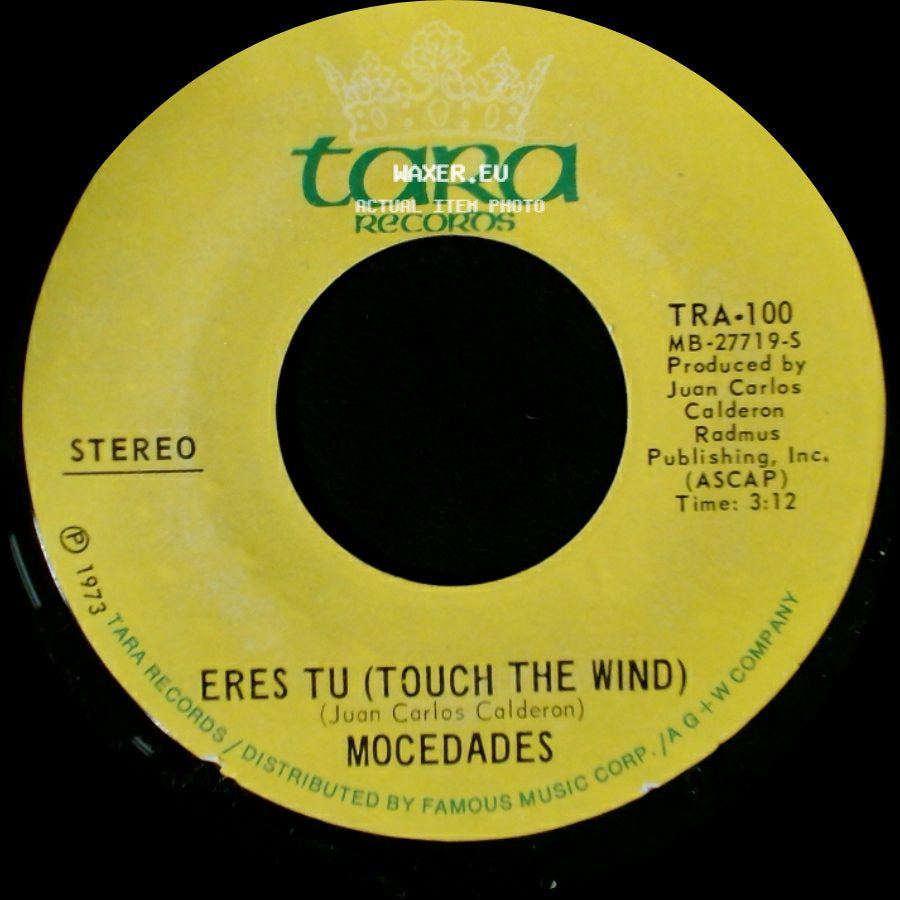 Mocedades - Touch The Wind (Eres Tu) / Eres Tu (Touch The Wind) side B