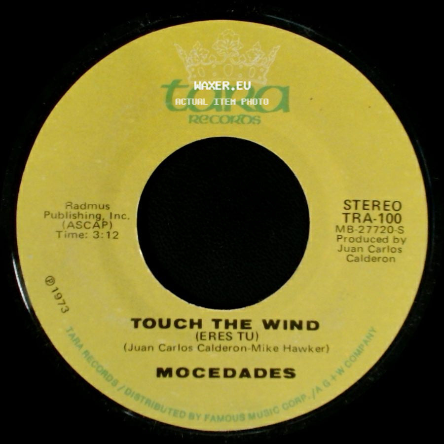 Mocedades - Touch The Wind (Eres Tu) / Eres Tu (Touch The Wind) side A