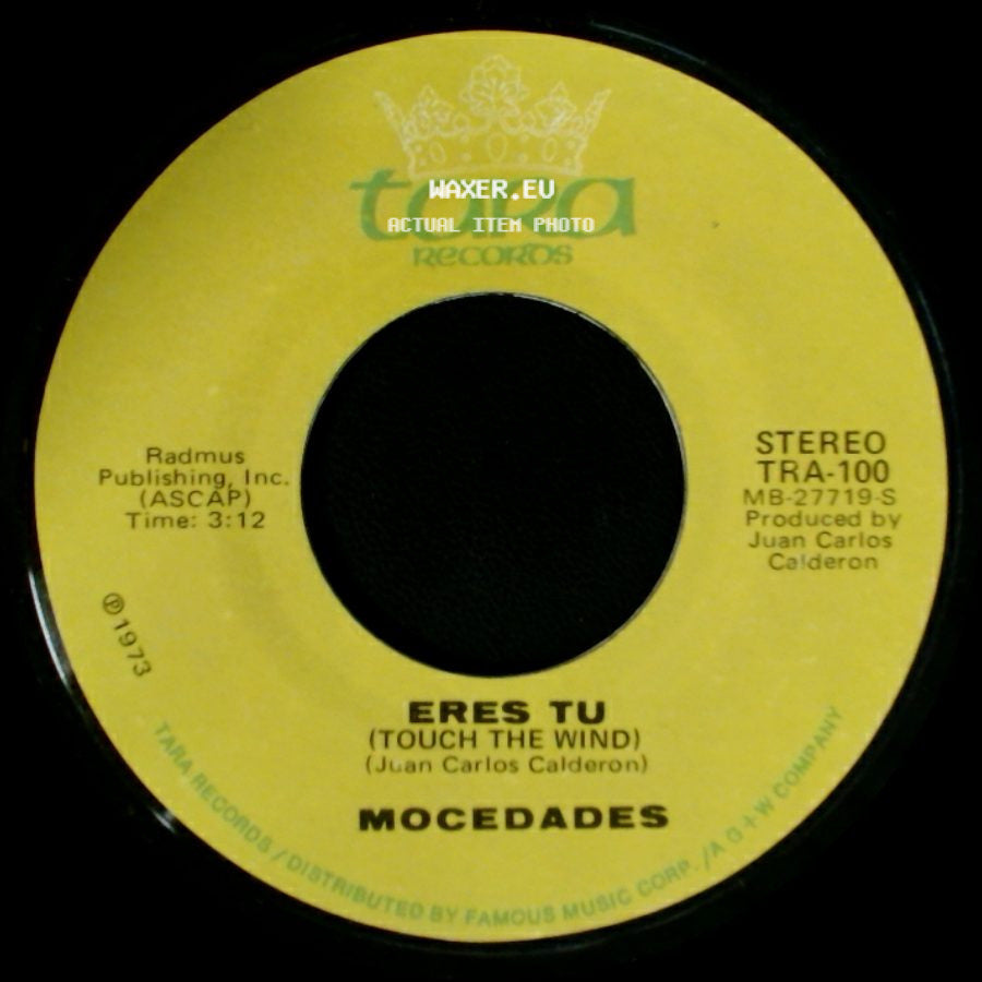 Mocedades - Touch The Wind (Eres Tu) / Eres Tu (Touch The Wind) side B