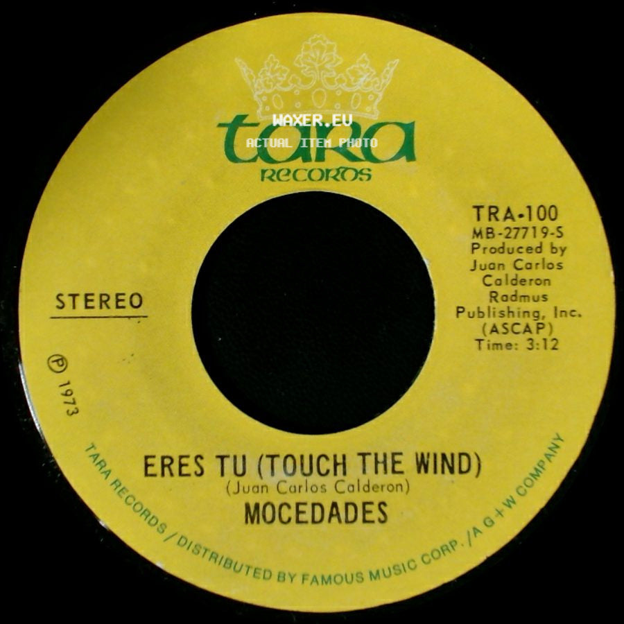 Mocedades - Touch The Wind (Eres Tu) / Eres Tu (Touch The Wind) side B