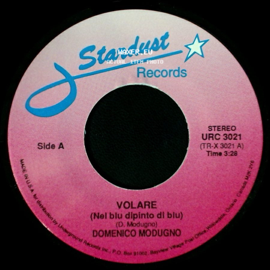 Domenico Modugno / Bert Kaempfert With Trumpet Solo By Charles Tabor - Volare (Nel Blu Dipinto Di Blu) / Wonderland By Night side A