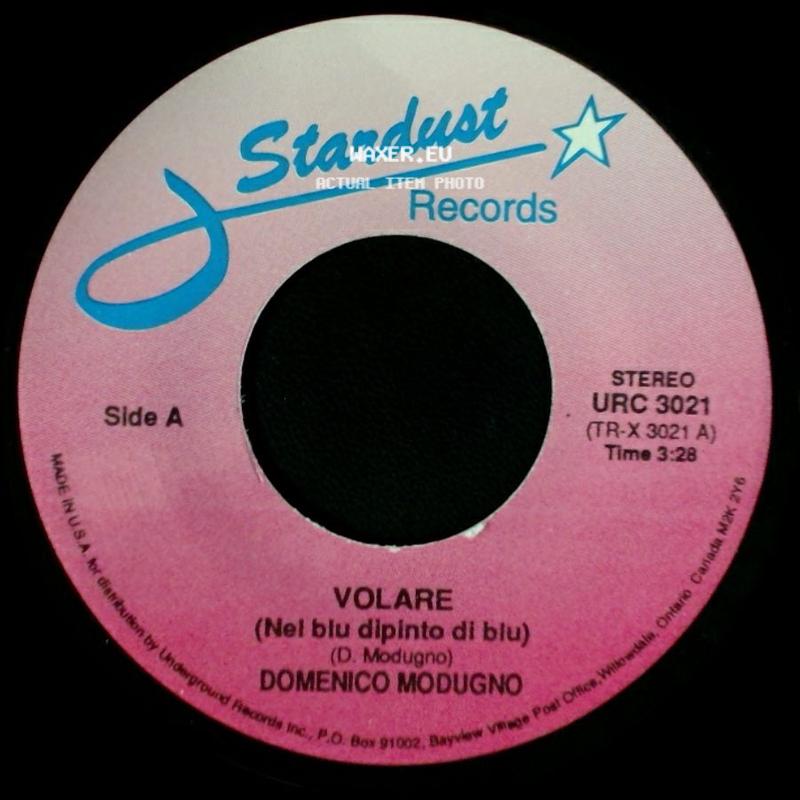 Domenico Modugno / Bert Kaempfert With Trumpet Solo By Charles Tabor - Volare (Nel Blu Dipinto Di Blu) / Wonderland By Night side A