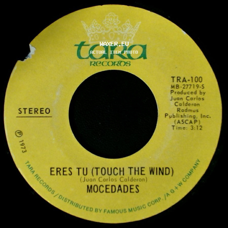 Mocedades - Touch The Wind (Eres Tu) / Eres Tu (Touch The Wind) side B