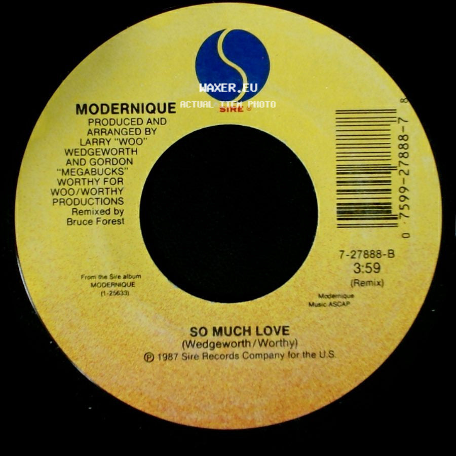 Modernique - So Much Love / From Friends To Lovers side A