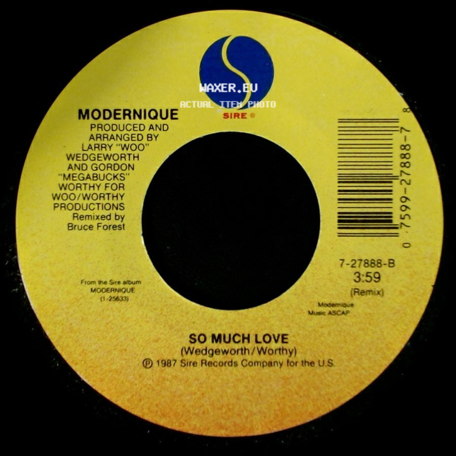 Modernique - So Much Love / From Friends To Lovers side A