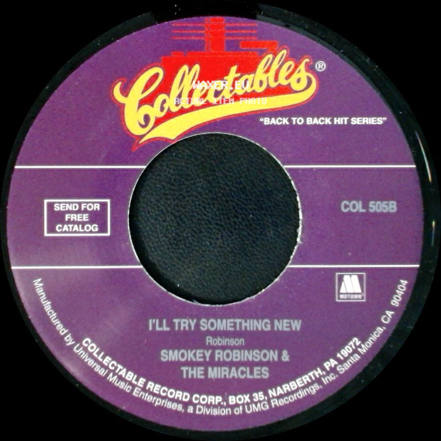 Smokey Robinson & The Miracles - I'll Try Something New / You've Really Got A Hold On Me side A