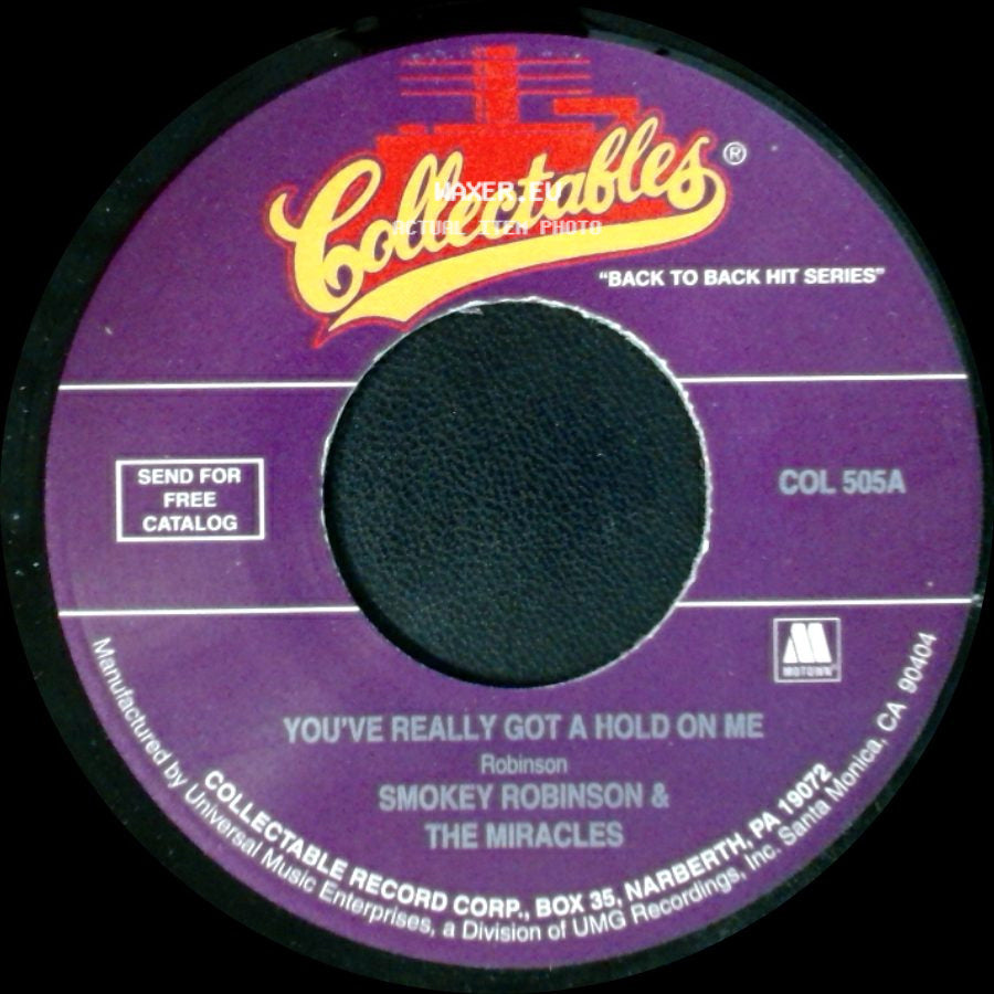 Smokey Robinson & The Miracles - I'll Try Something New / You've Really Got A Hold On Me side B
