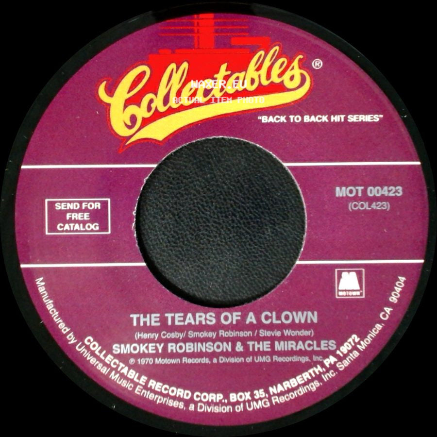 Smokey Robinson & The Miracles - The Tears Of A Clown / Who's Gonna Take The Blame side A