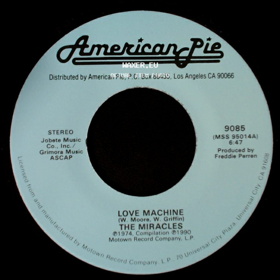 The Miracles / Smokey Robinson & The Miracles - Love Machine / The Love I Saw In You Was Just A Mirage side A
