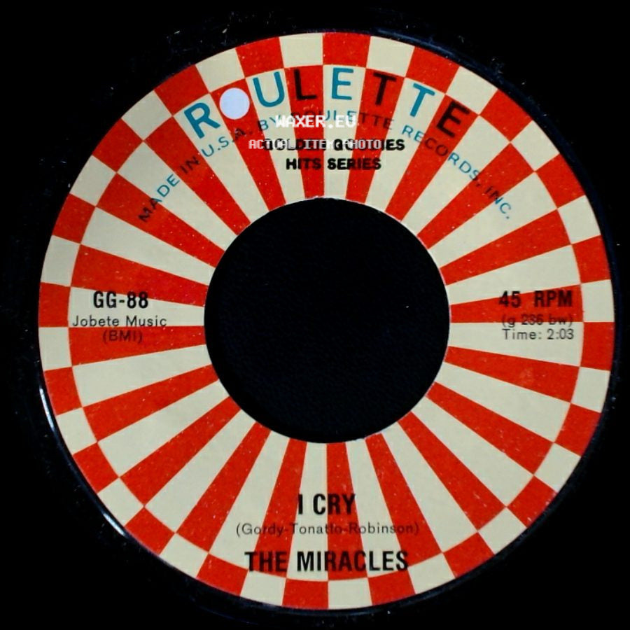 The Miracles - Got A Job / I Cry side B