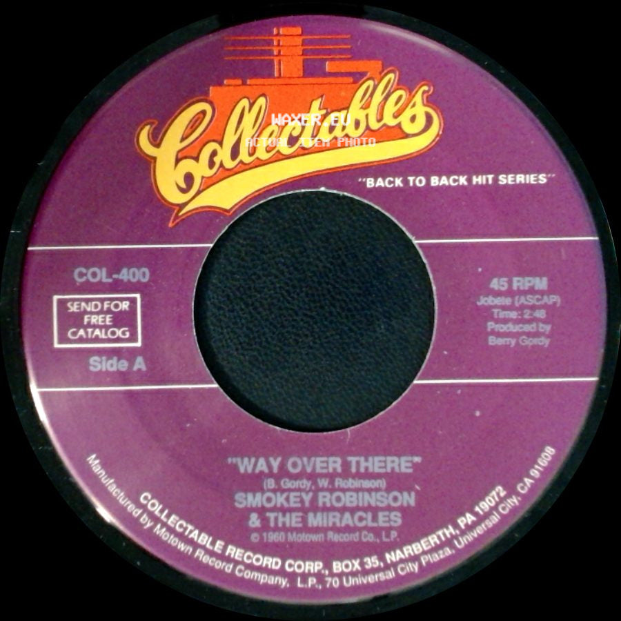 Smokey Robinson & The Miracles - Way Over There / Shop Around side A