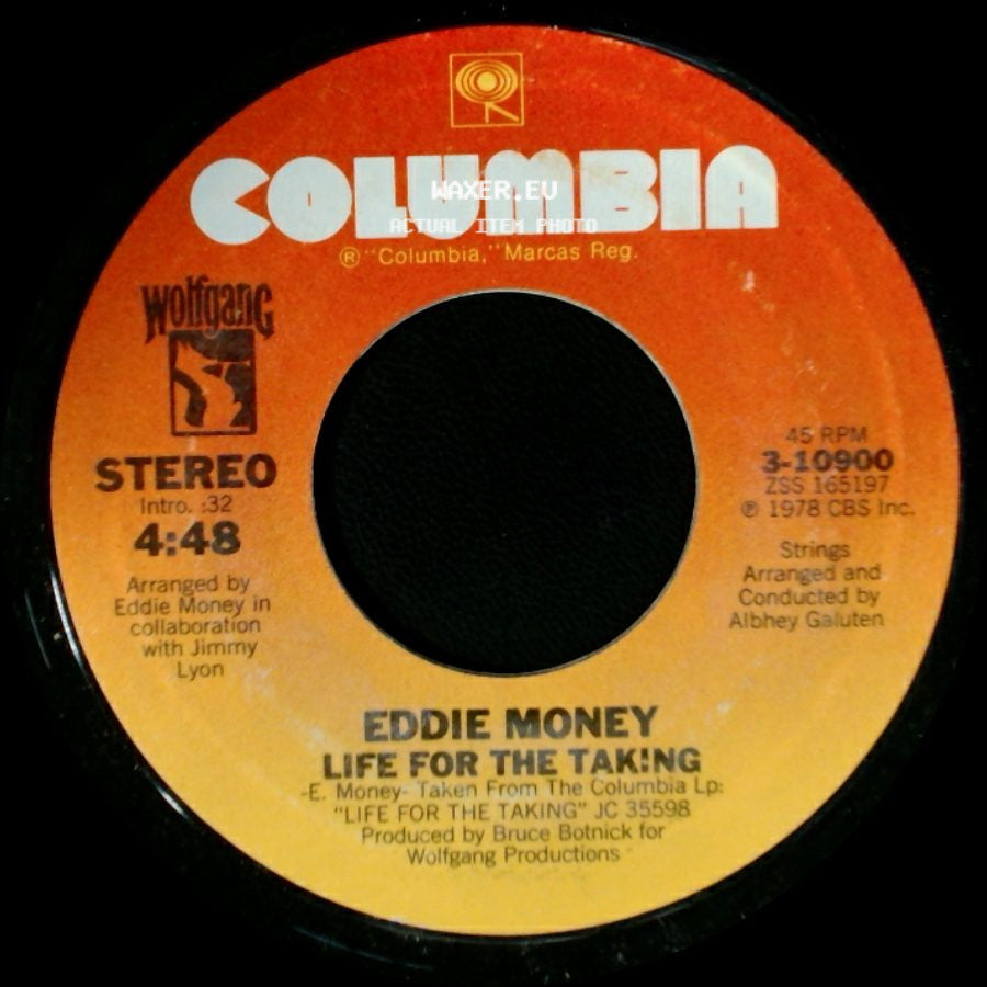 Eddie Money - Life For The Taking / Maybe I'm A Fool side A