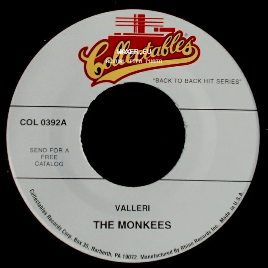 The Monkees - Valleri / (I'm Not Your) Steppin' Stone side A