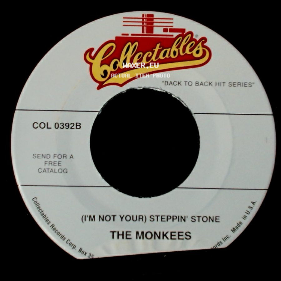 The Monkees - Valleri / (I'm Not Your) Steppin' Stone side B