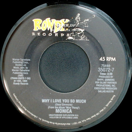 Monica - Why I Love You So Much / Ain't Nobody (Main Mix) Feat. Naughty By Nature side A