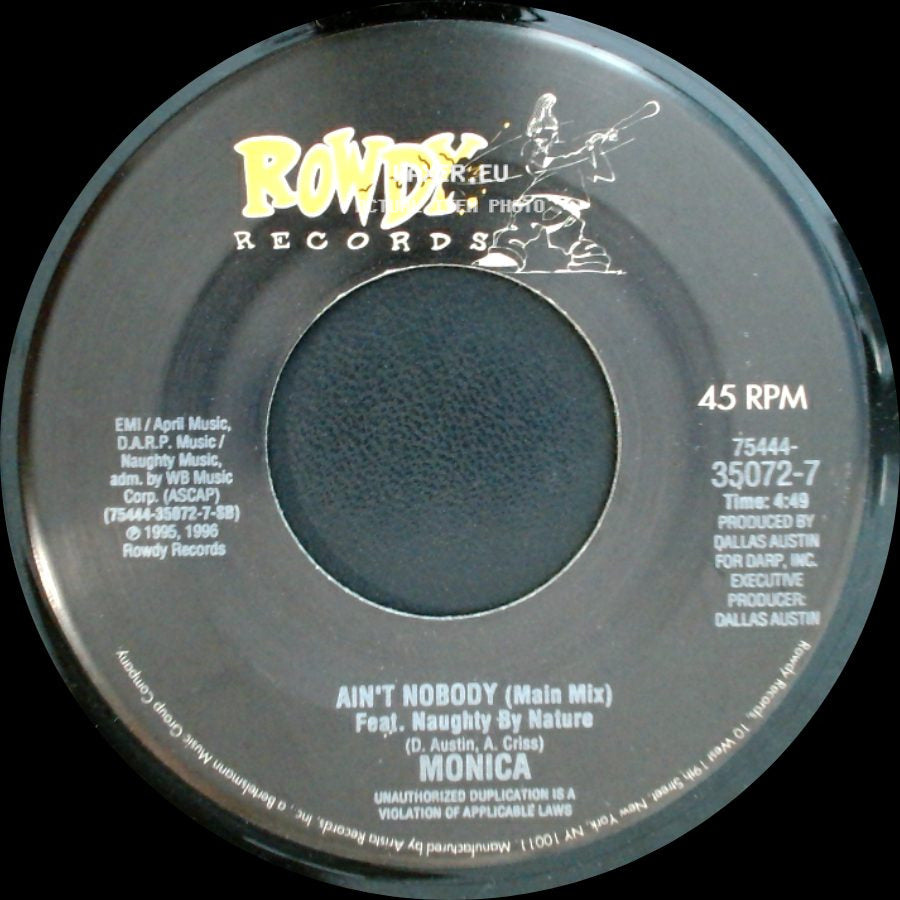 Monica - Why I Love You So Much / Ain't Nobody (Main Mix) Feat. Naughty By Nature side B