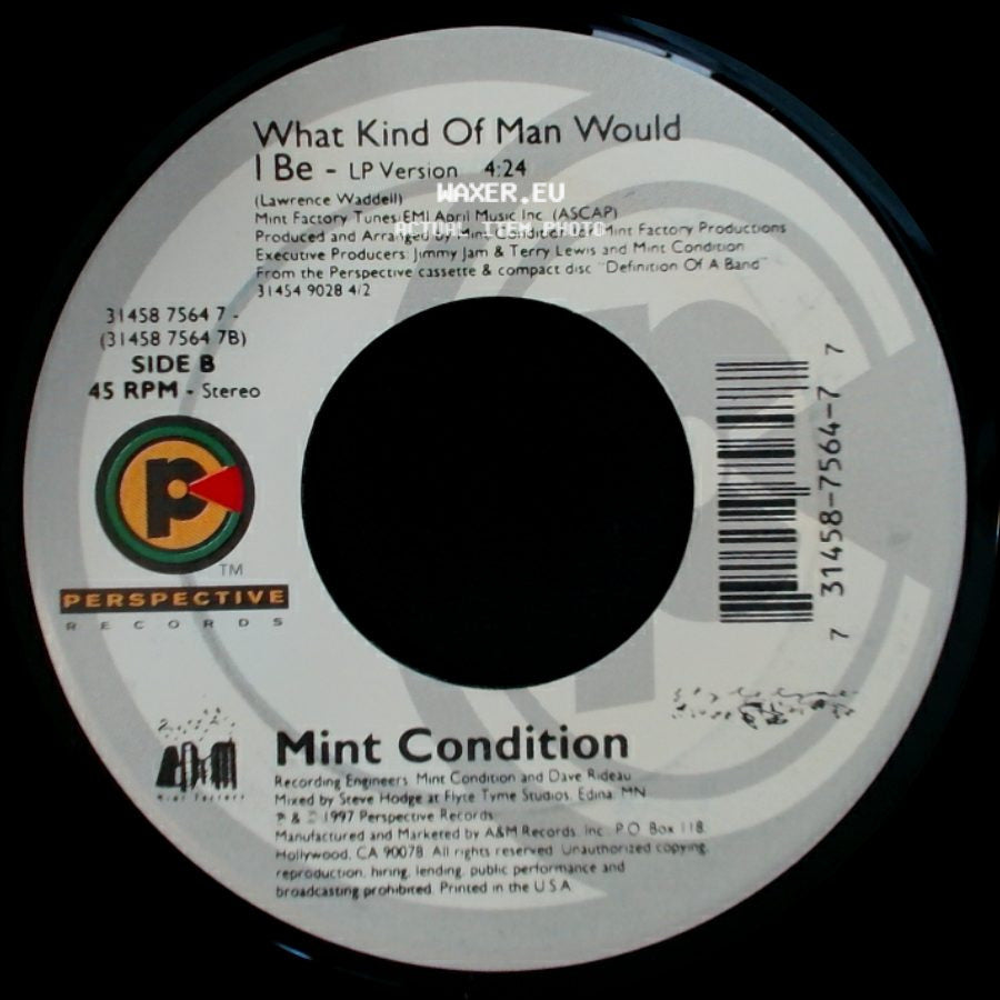 Mint Condition - You Don't Have To Hurt No More / What Kind Of Man Would I Be - Lp Version side B