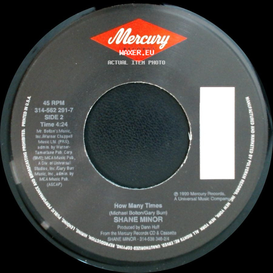 Shane Minor - Ordinary Love / How Many Times side B