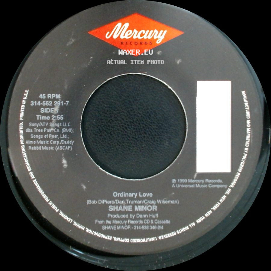Shane Minor - Ordinary Love / How Many Times side A