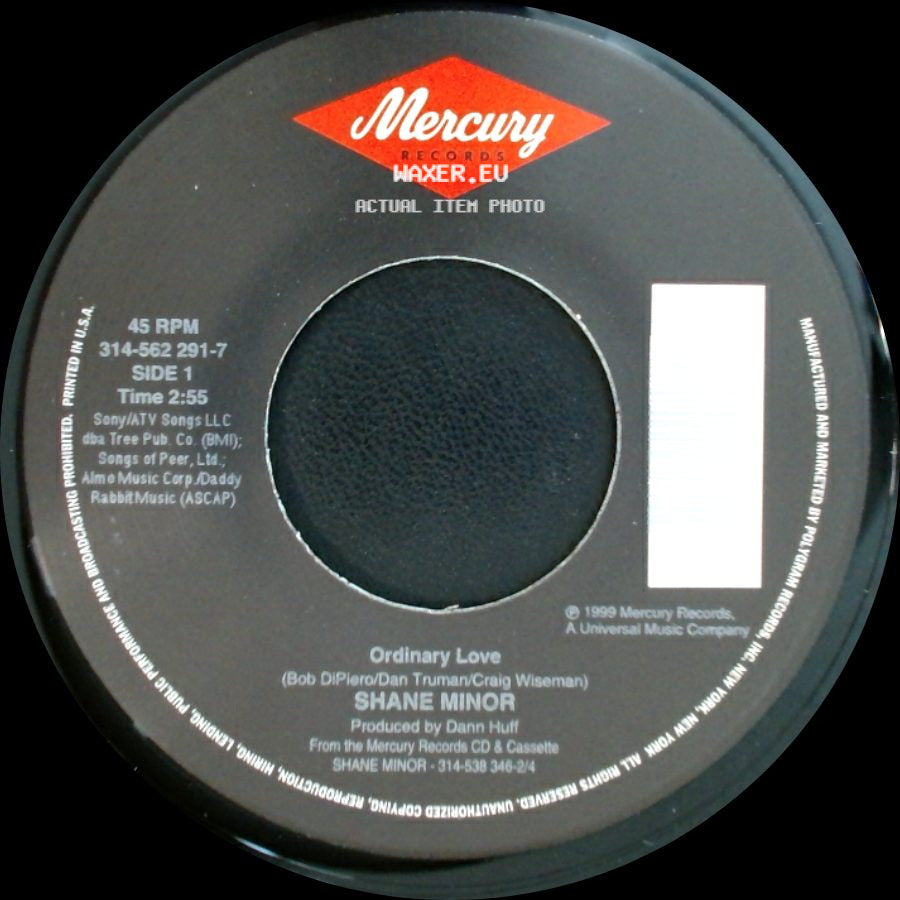 Shane Minor - Ordinary Love / How Many Times side A