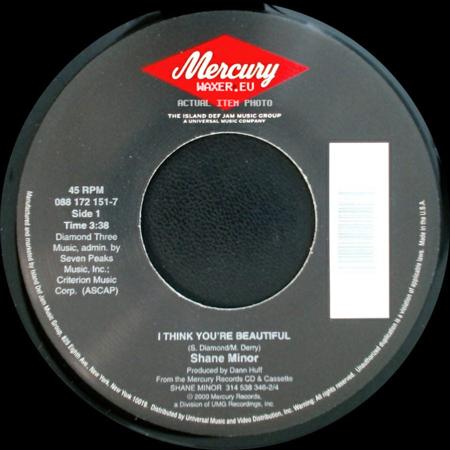 Shane Minor - I Think You're Beautiful / A Girl Like That side A