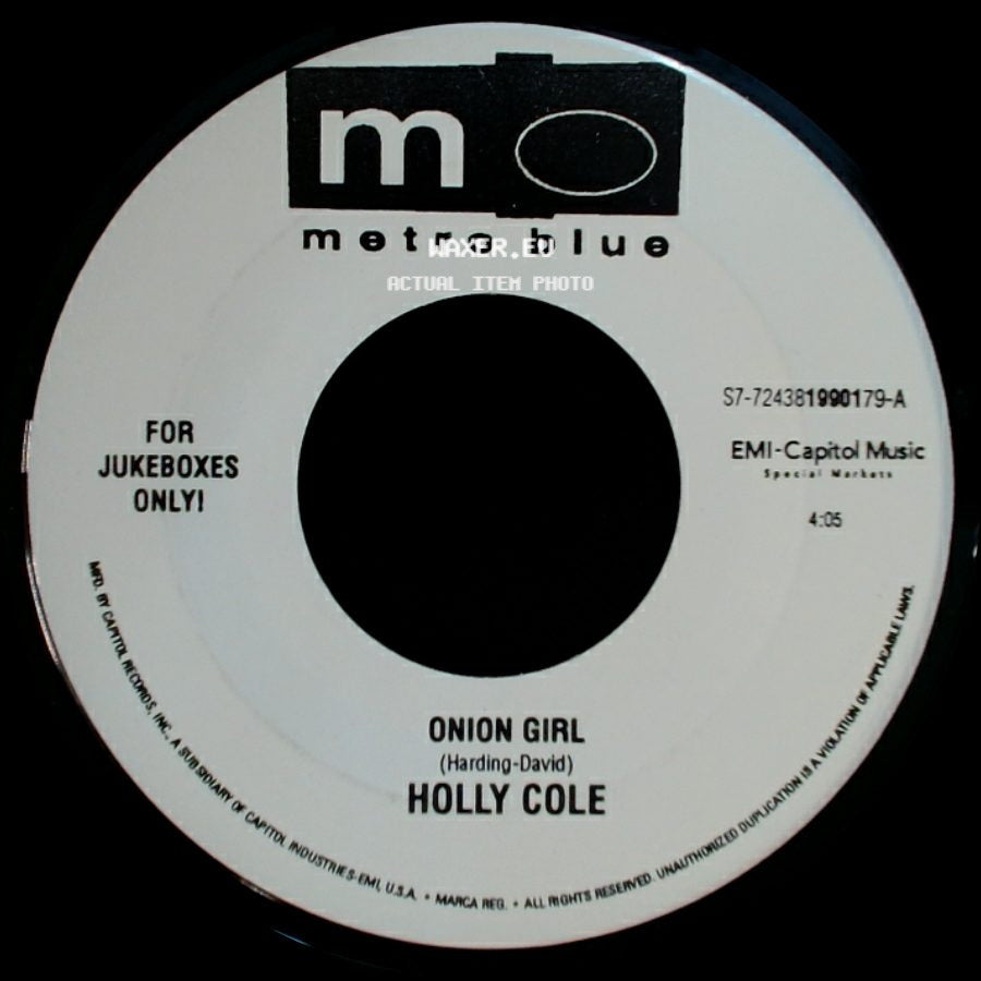 Holly Cole - Onion Girl / I've Just Seen A Face side A