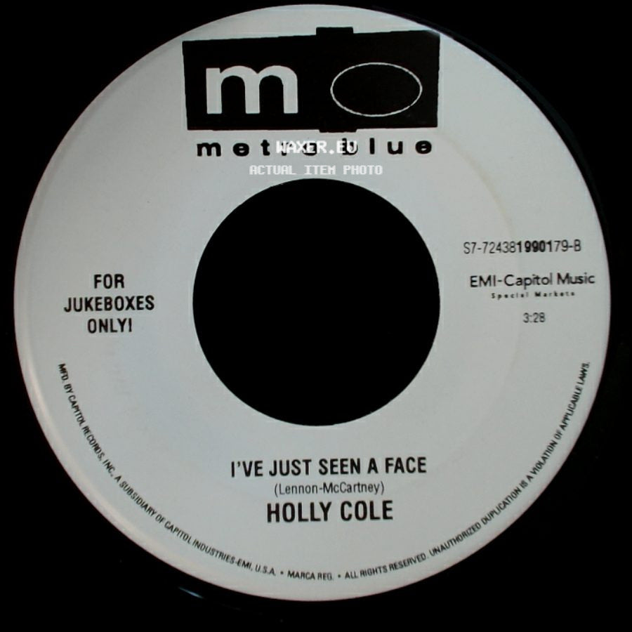 Holly Cole - Onion Girl / I've Just Seen A Face side B