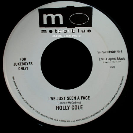 Holly Cole - Onion Girl / I've Just Seen A Face side B