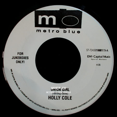 Holly Cole - I've Just Seen A Face / Onion Girl side B