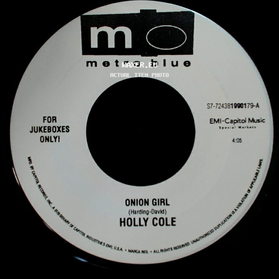 Holly Cole - Onion Girl / I've Just Seen A Face side A