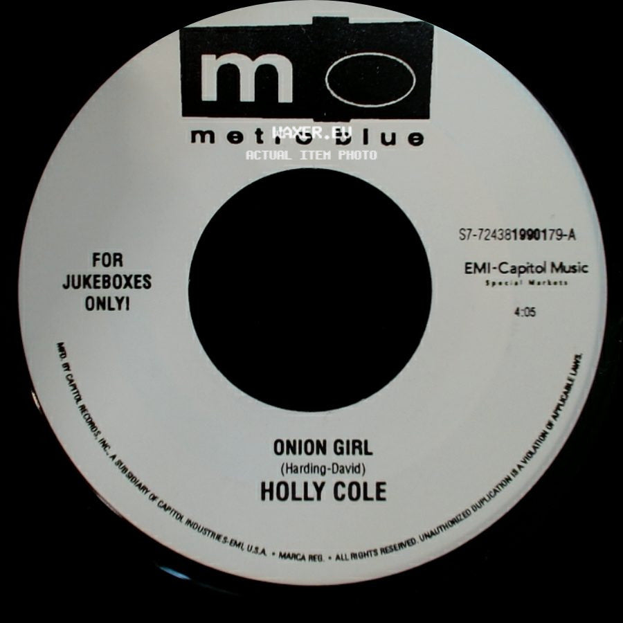 Holly Cole - I've Just Seen A Face / Onion Girl side B