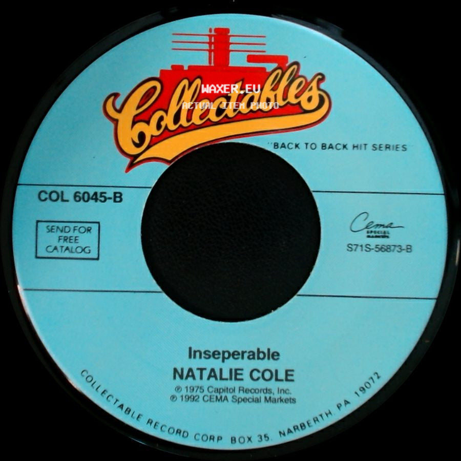 Natalie Cole - Inseperable / This Will Be (An Everlasting Love) side A