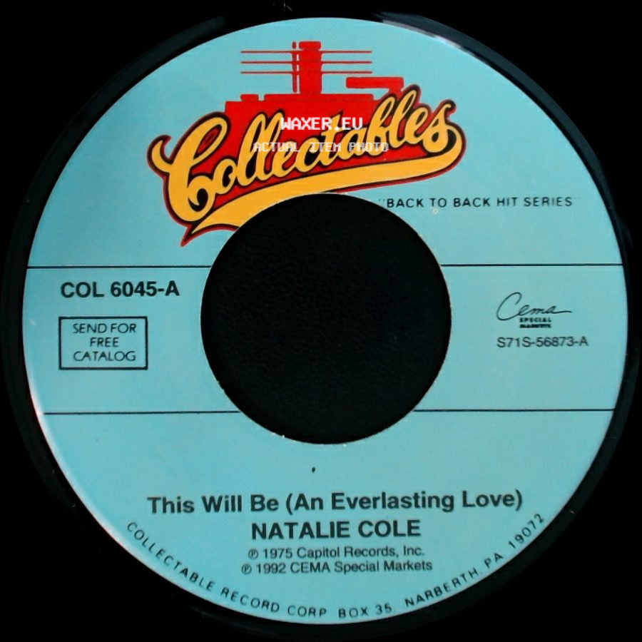 Natalie Cole - Inseperable / This Will Be (An Everlasting Love) side B