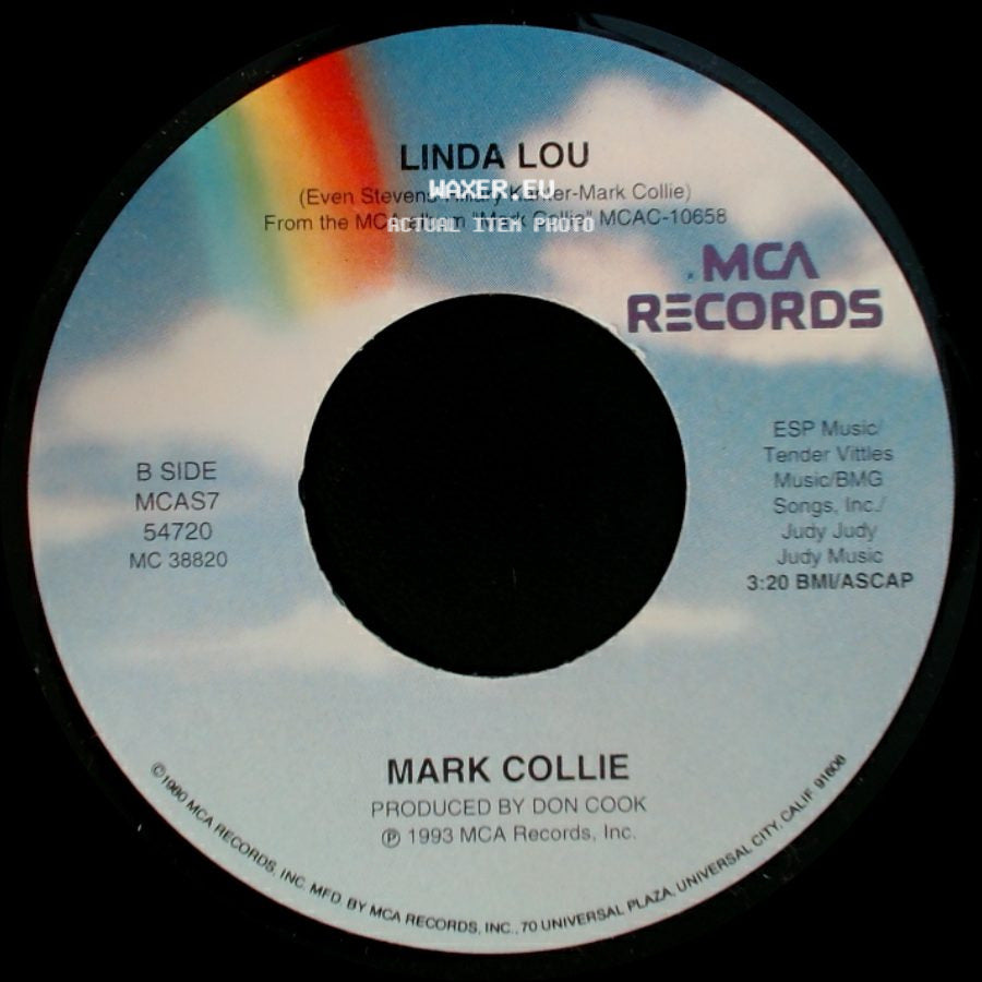 Mark Collie - Something's Gonna Change Her Mind / Linda Lou side B