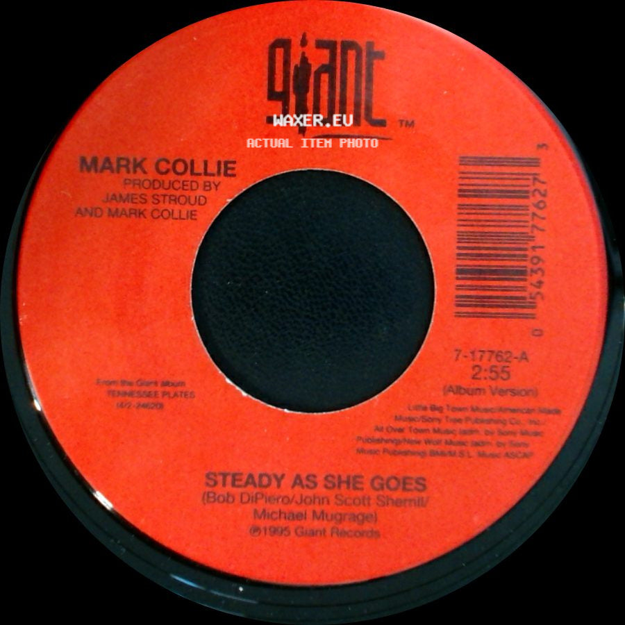Mark Collie - Memories (Still Missing Her) / Steady As She Goes side B