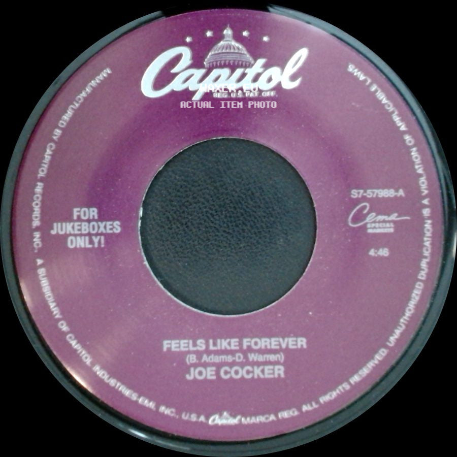 Joe Cocker - When The Night Comes / Feels Like Forever side B