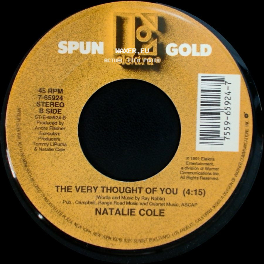 Natalie Cole - Unforgettable / The Very Thought Of You side B